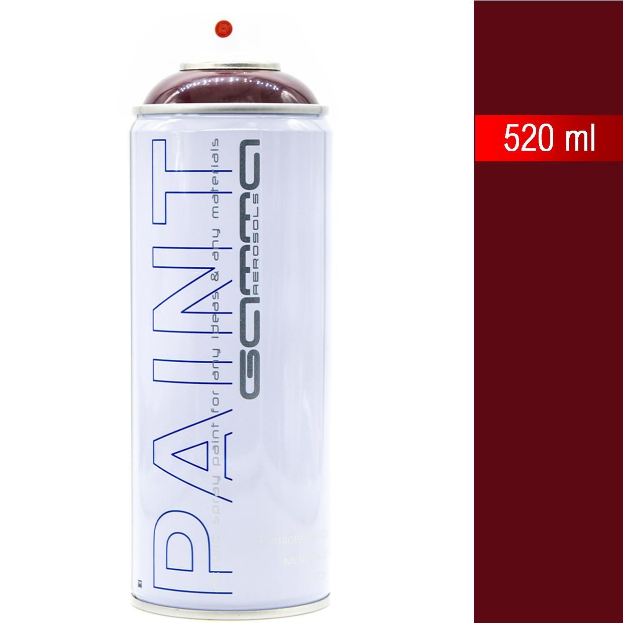 RAL3005красноевино520мл.акриловаякраскааэрозольныйбаллончикGammaPaintРАЛ3005