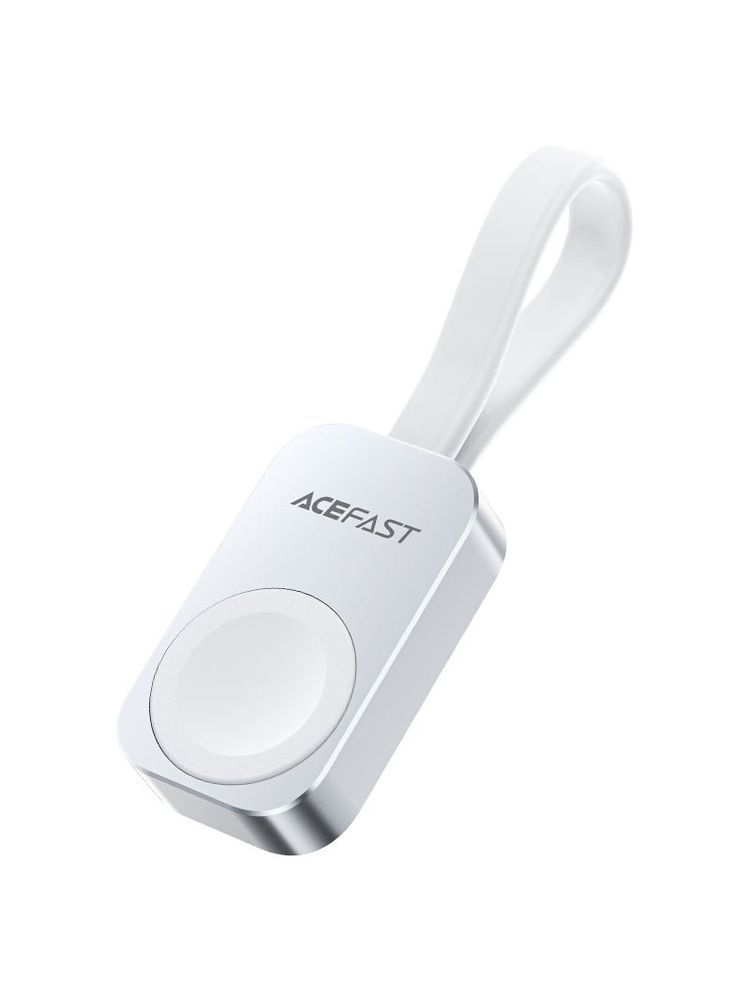 БеспроводноезарядноеустройстводляiWatchACEFASTE215W(AF-E21-WH).Цвет:серебристый