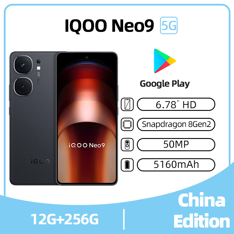 iQOOСмартфонiqooneo95GCN12/256ГБ,черный