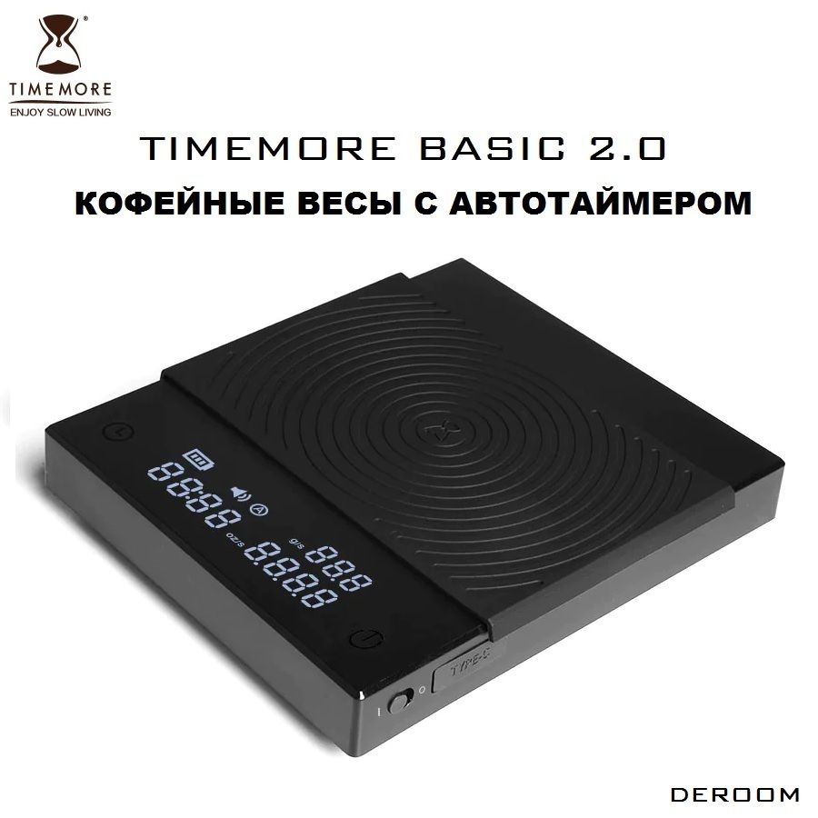 Timemore Электронные кухонные весы Black mirror, черный #1