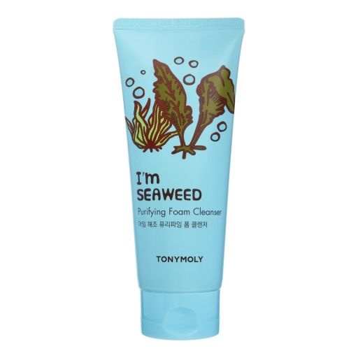 TONYMOLY I'M SEAWEED FOAM CLEANSER Очищающая пенка для умывания с экстрактом морских водорослей 180мл #1