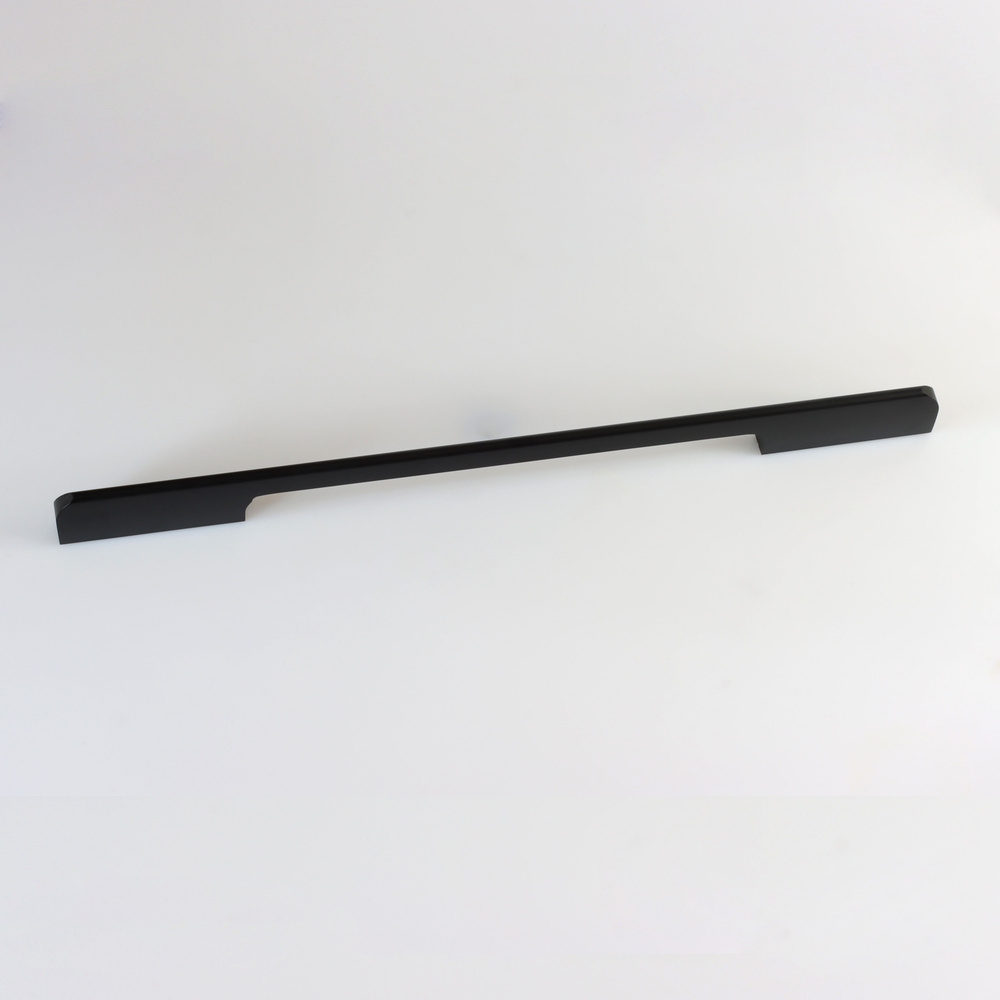 Комплект из 4 штук, Ручка мебельная скоба 1140 (320/340 мм) черный матовый  #1