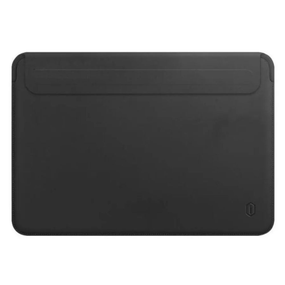 Чехол для ноутбука кожаный WiWU Skin Pro II на MacBook Air 13.6 дюймов (2022) - Черный  #1