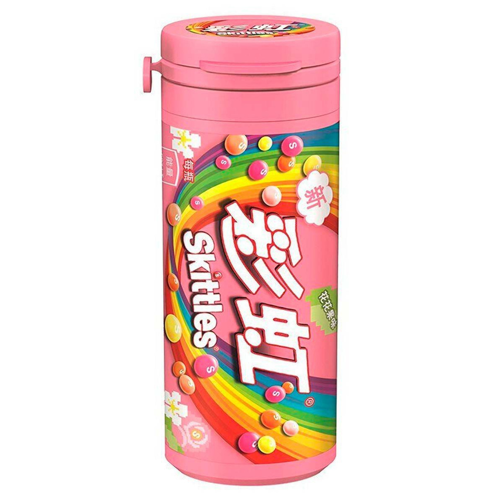 Жевательные драже Skittles Floral & Fruity 30g, Скитлс со вкусом фруктов и цветов 30гр  #1