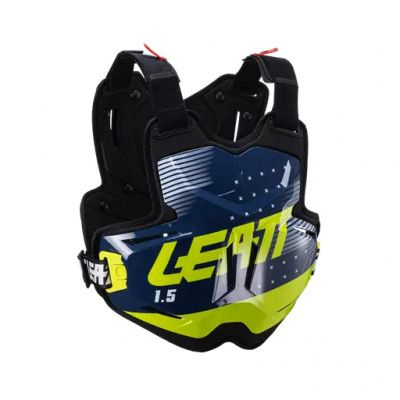 Мотозащита для спины, тела, груди и плеч Leatt Chest Protector 1.5 Torque, Blue, OS, 2024 / панцирь для #1