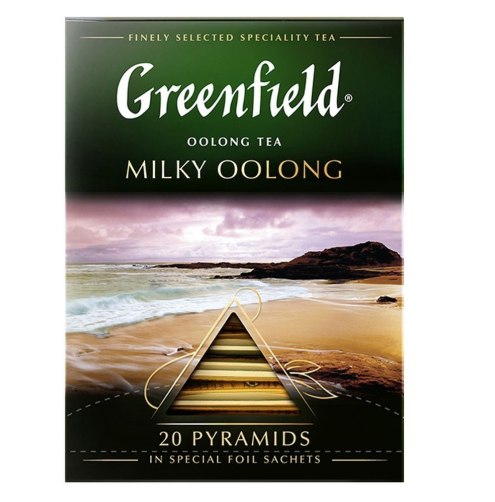 Чай зеленый в пирамидках Greenfield Milky Oolong 20 пакетиков #1
