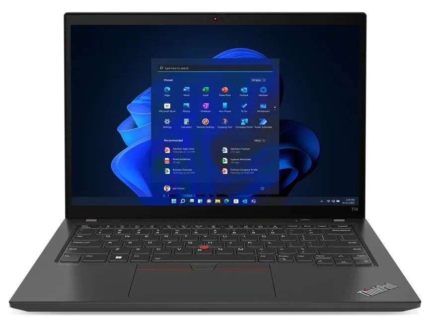 Lenovo ThinkPad T14 Gen 4 Ноутбук 14", RAM 16 ГБ, SSD 2048 ГБ, Windows Pro, черный, Русская раскладка #1