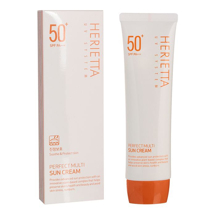 Welcos Универсальный солнцезащитный крем 90 мл Herietta Perfect Multi Sun Cream SPF50+  #1