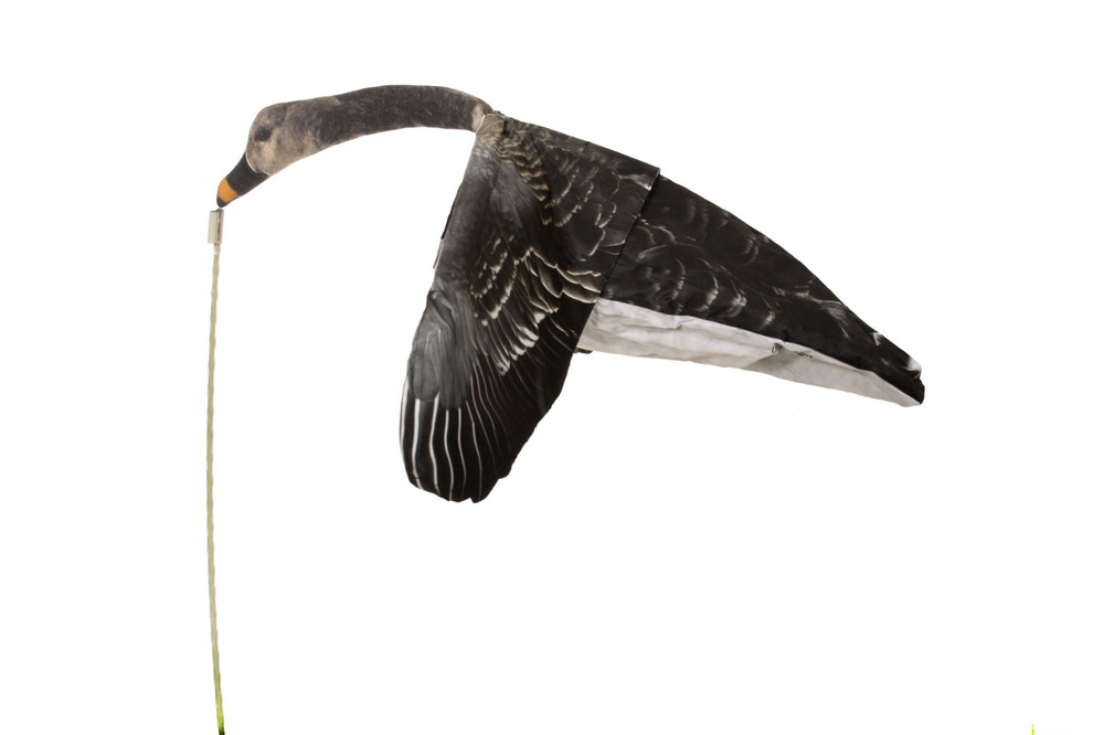 Чучело гуся гуменника - флюгер с крыльями, летающее #1