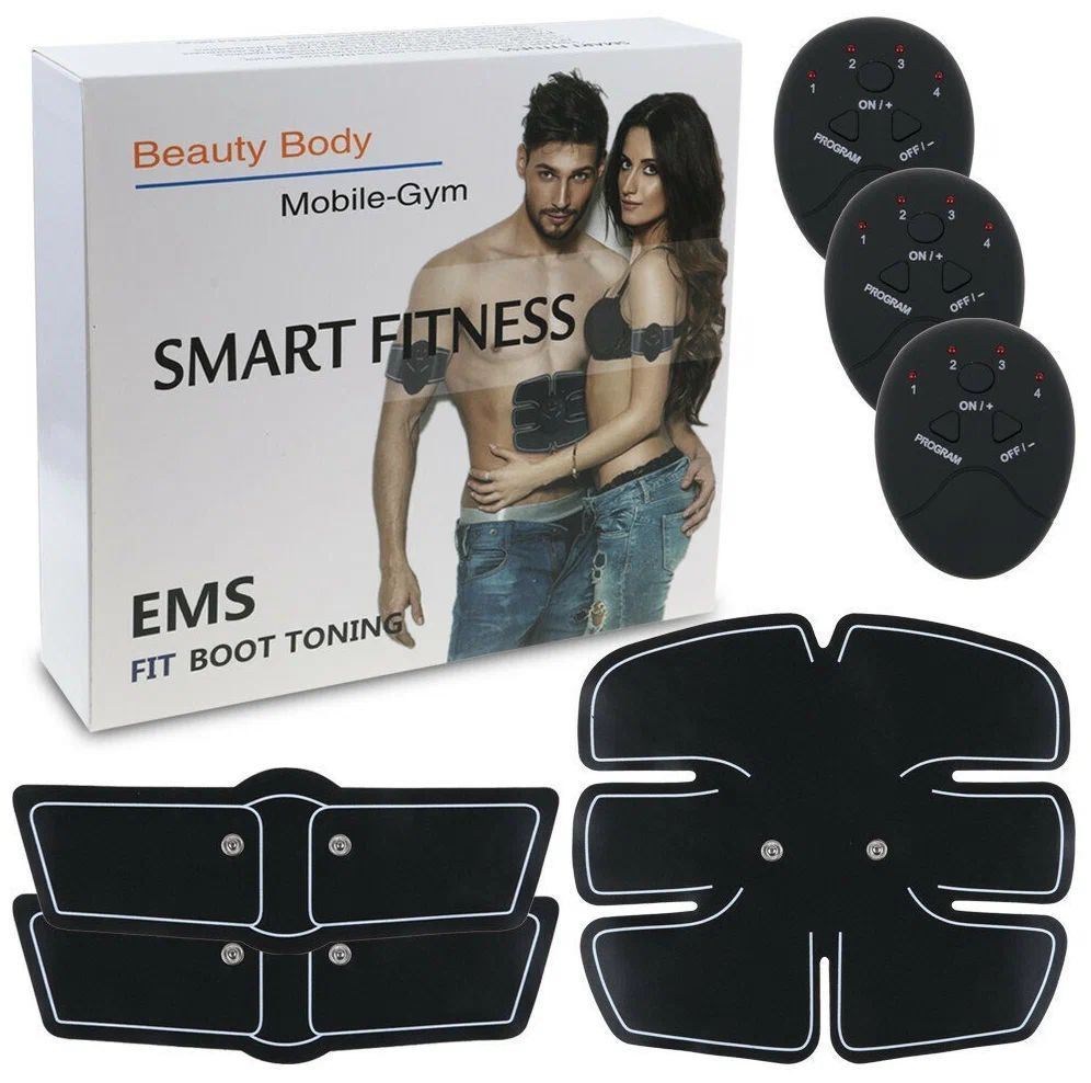 Тренажер для пресса и рук/ миостимулятор Smart fitness/ массажер для мышц Ems fit boot toning  #1