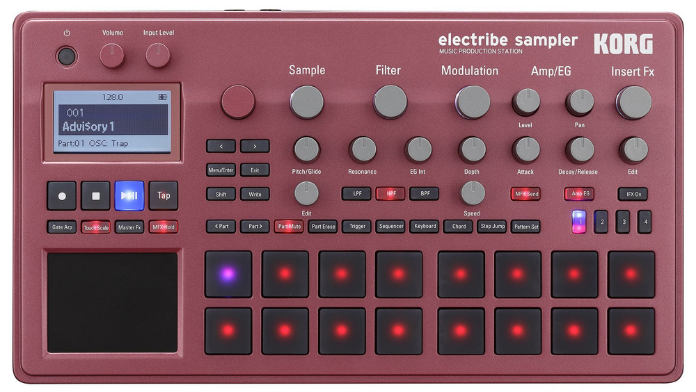 Грувбокс KORG ELECTRIBE2S-RD, многофункциональная рабочая станция с сэмплером  #1