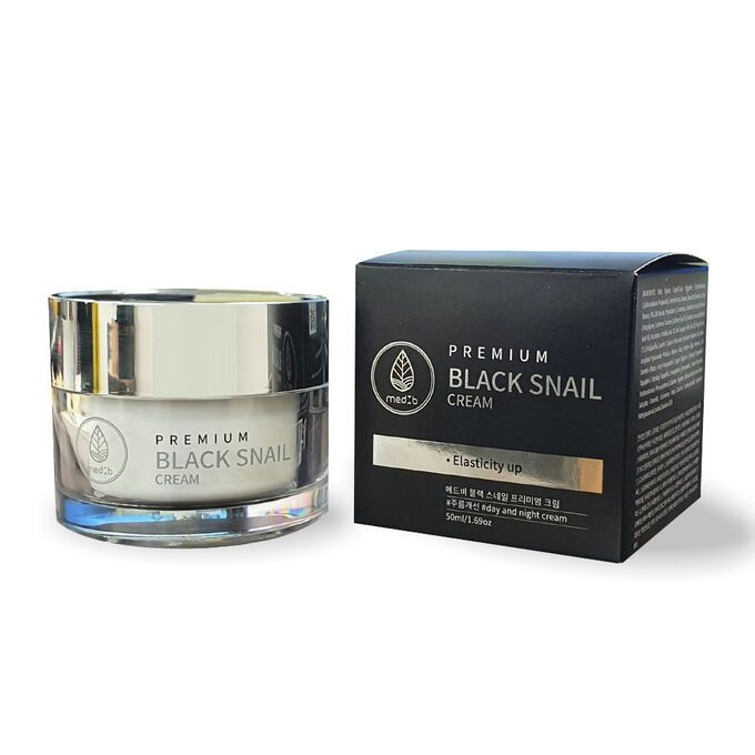 MEDB Premium Black Snail Cream Антивозрастной крем для лица с муцином чёрной улитки 50мл  #1