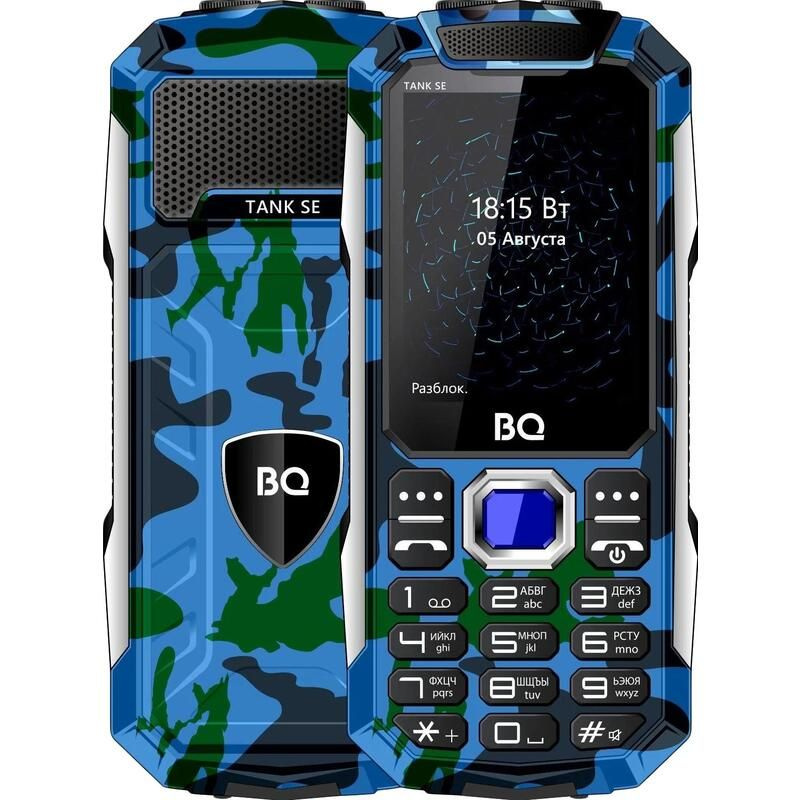 Мобильный телефон BQ 2432 Tank SE синий/зеленый #1
