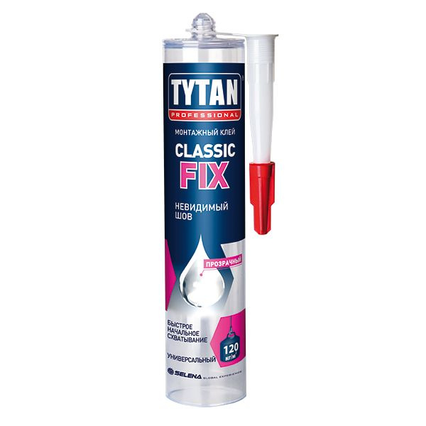 Клей монтажный универсальный Tytan Professionall Classic Fix прозрачный 100 мл.  #1