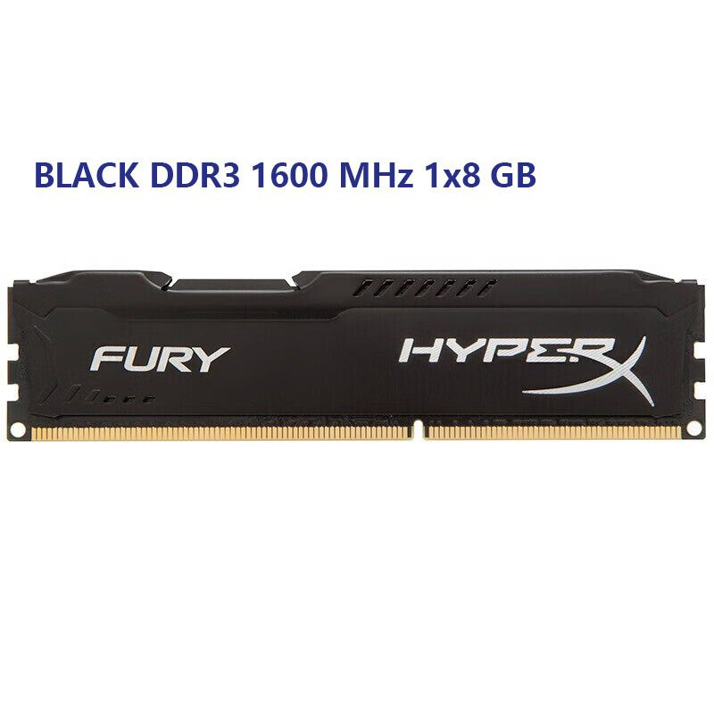 Cswur Оперативная память Оперативная память HyperX FURY Black DDR3 1600 МГц 1x8 ГБ 1x8 ГБ (HX316C10FBK1/8) #1