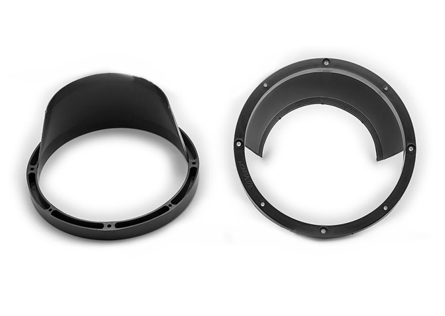 Универсальные проставочные кольца (2 шт.) Carav для динамиков, C водозащитным козырьком, 6.5", 165 мм, #1