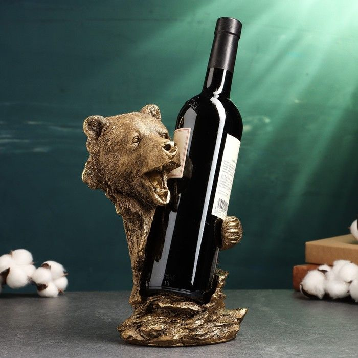 Подставка под бутылку "Медведь" 26х16х14см #1