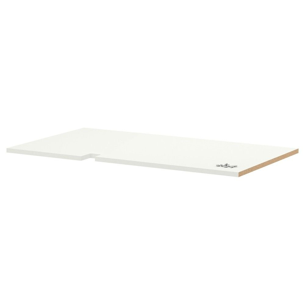 Полка для углового напольного шкафа, белый 108 см IKEA УТРУСТА 105.279.64  #1