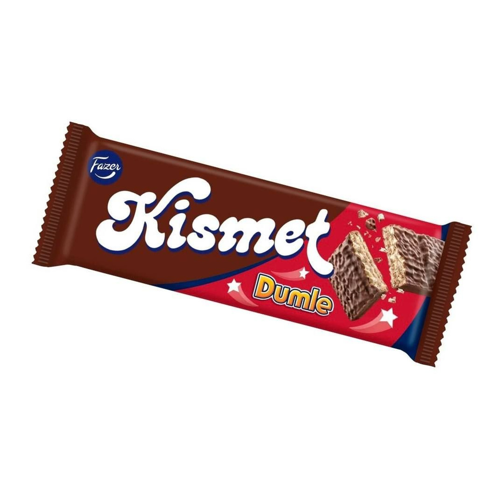 Вафли в молочном шоколаде Fazer Kismet Dumle с карамелью, 55 г #1