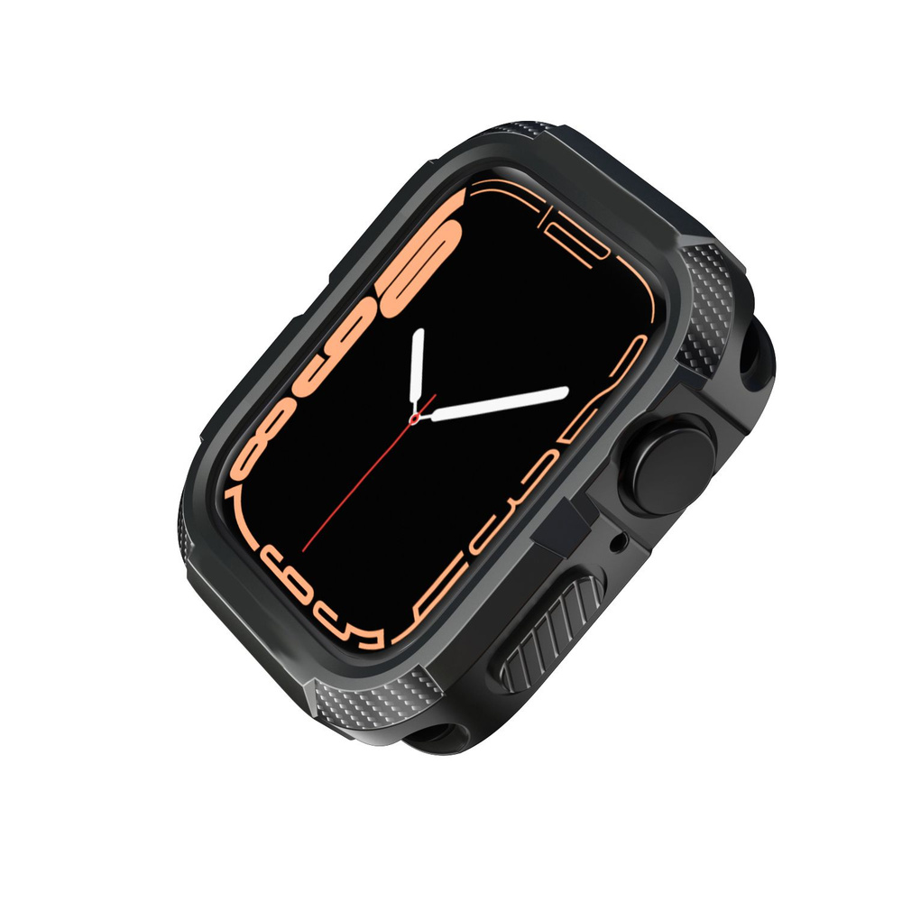 Прочный корпус для корпуса Apple Watch 44 40 45 41мм, аксессуары TPU заставка  #1