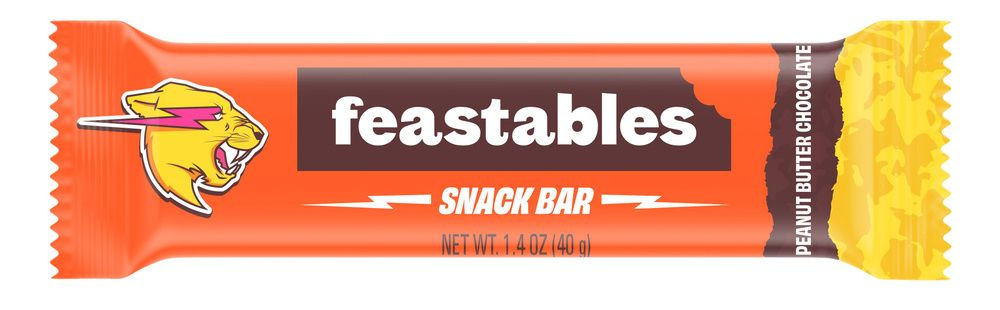 Батончик feastables 40гр/Mr. Beast/Шоколад мистер биста/snack bar #1