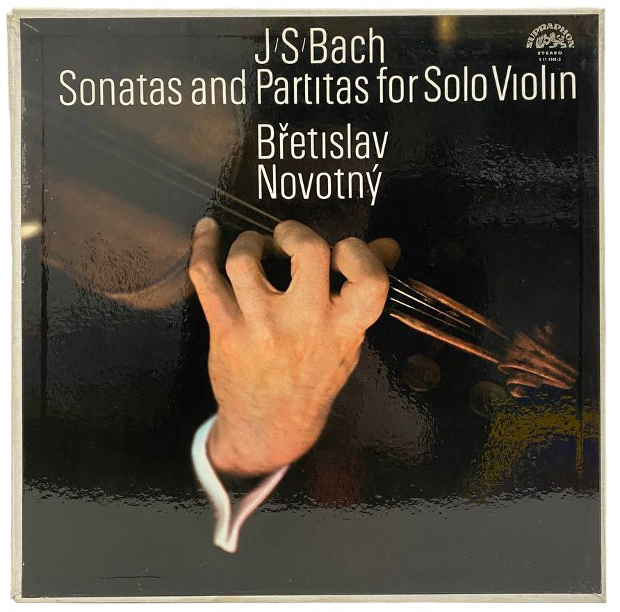 Bach Sonatas and partitas for solo violin Bretislav Novotny (комплект из 3 пластинок)  #1