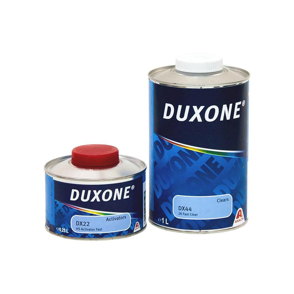 Лак автомобильный Duxone DX44 быстросохнущий 1 л. с активатором 0,25 л.  #1