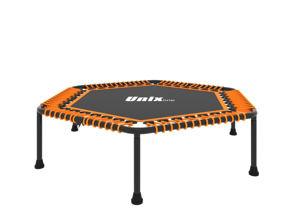 Батут UNIX Line FITNESS Lite Orange (130 cm) #1