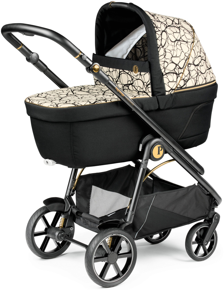 Коляска 3 в 1 Peg Perego Veloce Belvedere Lounge Graphic Gold #1