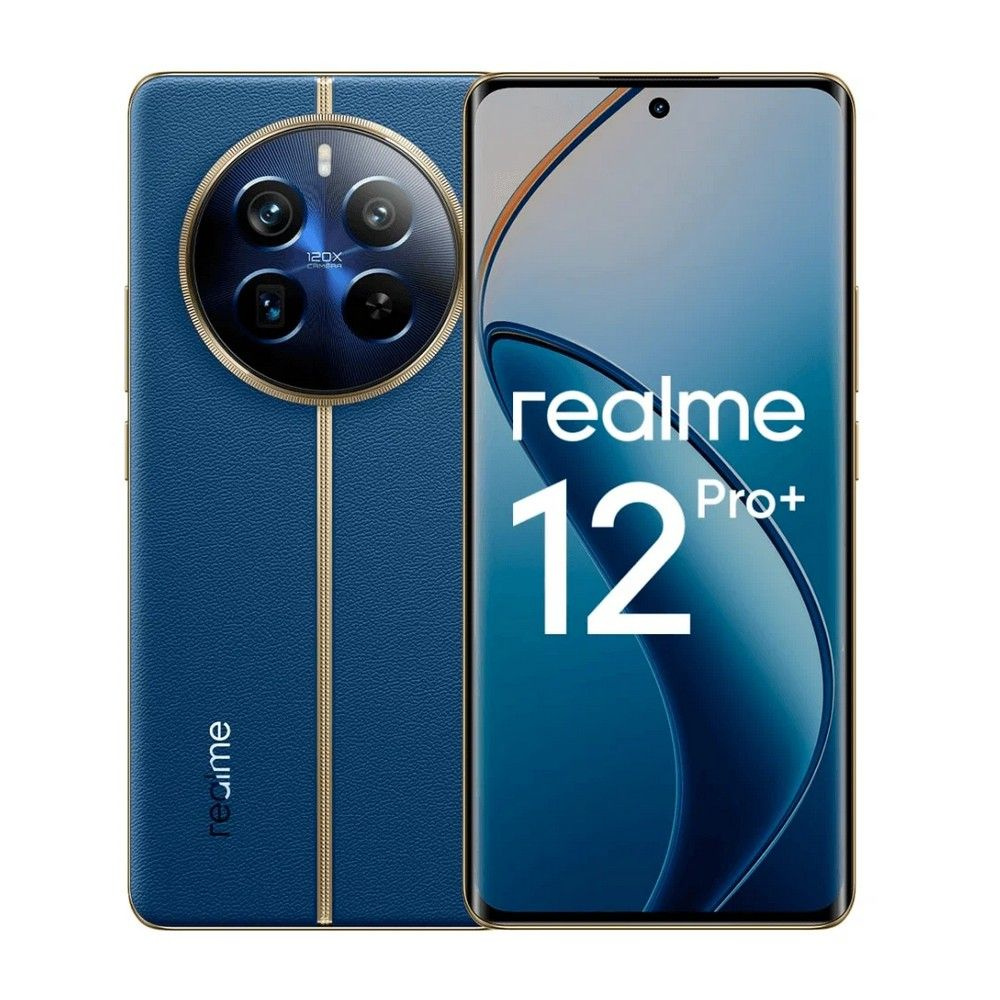 realme Смартфон 12 Pro+ Ростест (EAC) 8/256 ГБ, синий #1