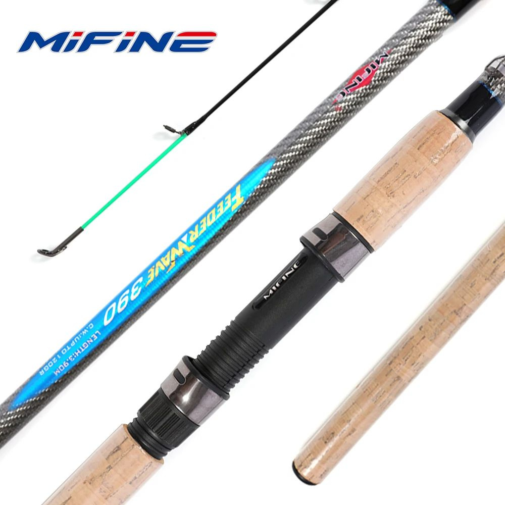 Удилище фидерное MIFINE FEEDER WAVE 3.3м (до 120гр), для рыбалки, рыболовное, штекерное, фидер  #1