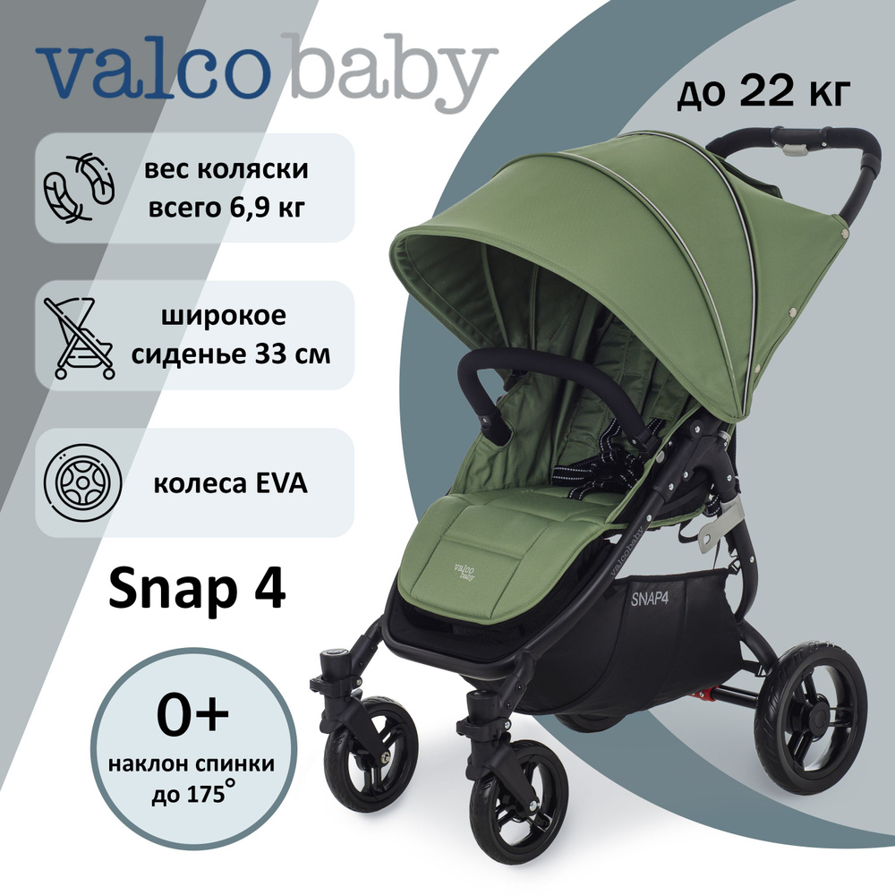 Коляска прогулочная детская Valco Baby Snap 4, цвет: Forest #1