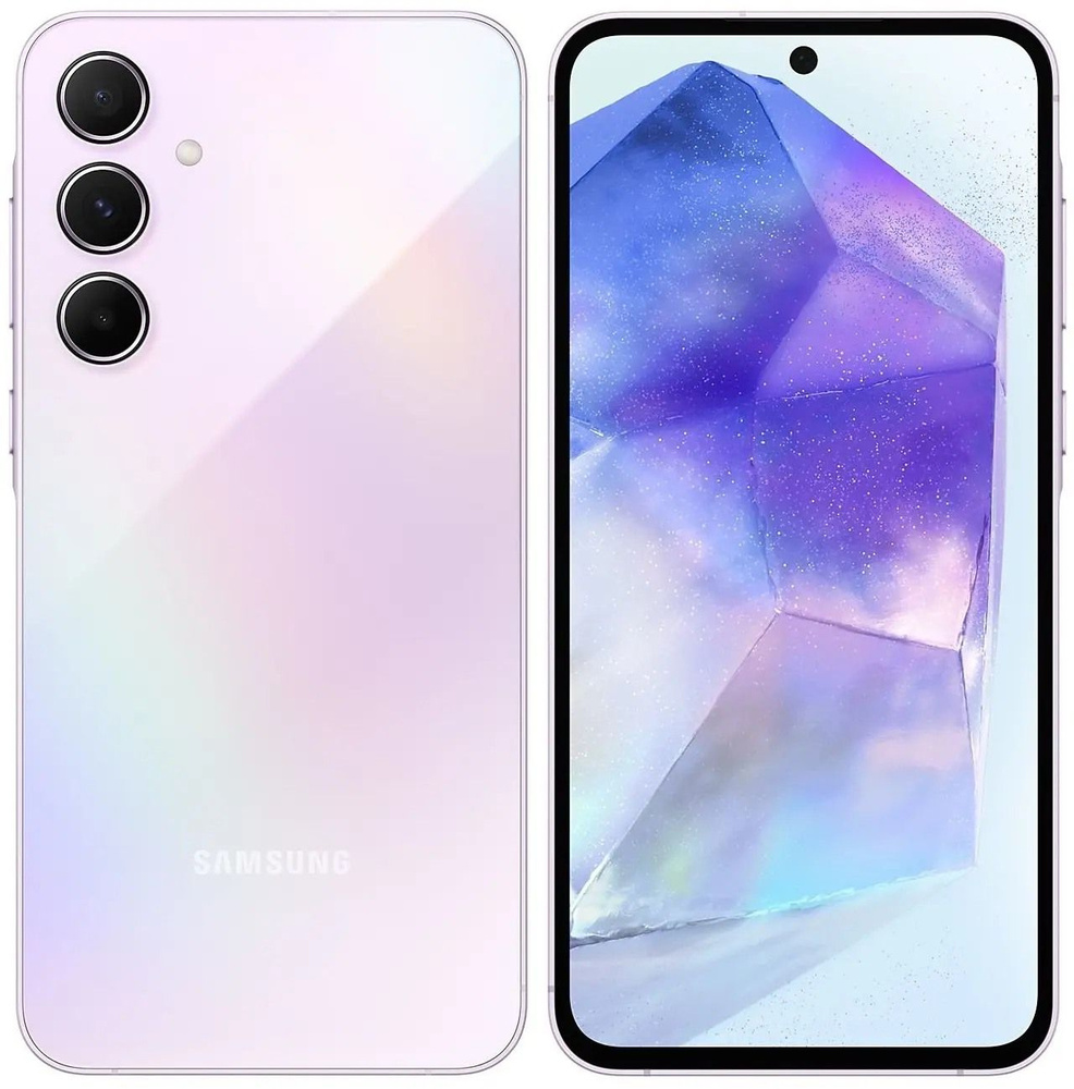 Samsung Смартфон Galaxy A55 Global 8/256 ГБ, фиолетовый #1