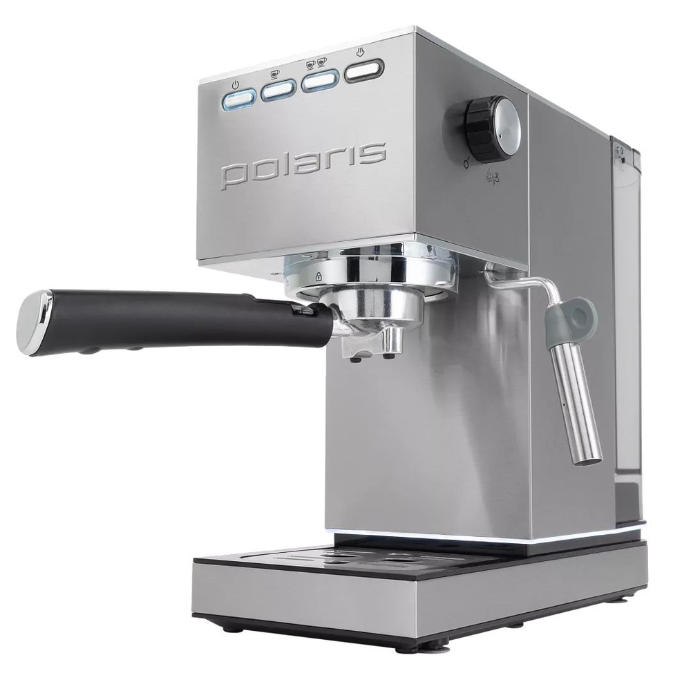 Кофеварка эспрессо Polaris PCM1542E Adore нержавеющая сталь #1