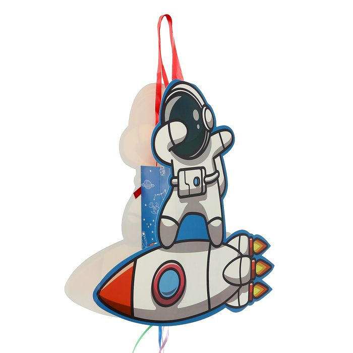 Пиньята "Космонавт с ракетой" #1