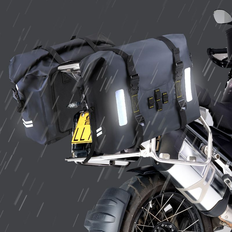 Сумки для мотоцикла водонепроницаемые боковые кофры #1