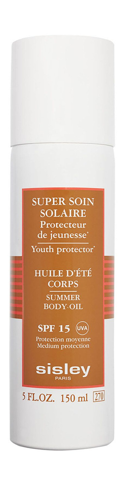 Солнцезащитное масло для тела Super Soin Solaire Summer Body Oil SPF 15, 150 мл  #1
