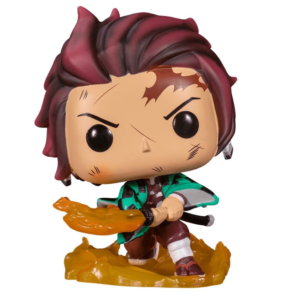 Фигурка Funko POP! Animation Demon Slayer Tanjiro Kamado Hinokami Kagura Dance w/GWChase (Exc) 52265 #1