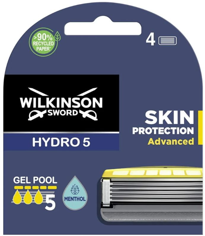 Wilkinson Sword / Hydro 5 Sense Advanced Сменные кассеты 4 шт. крепление Hydro  #1