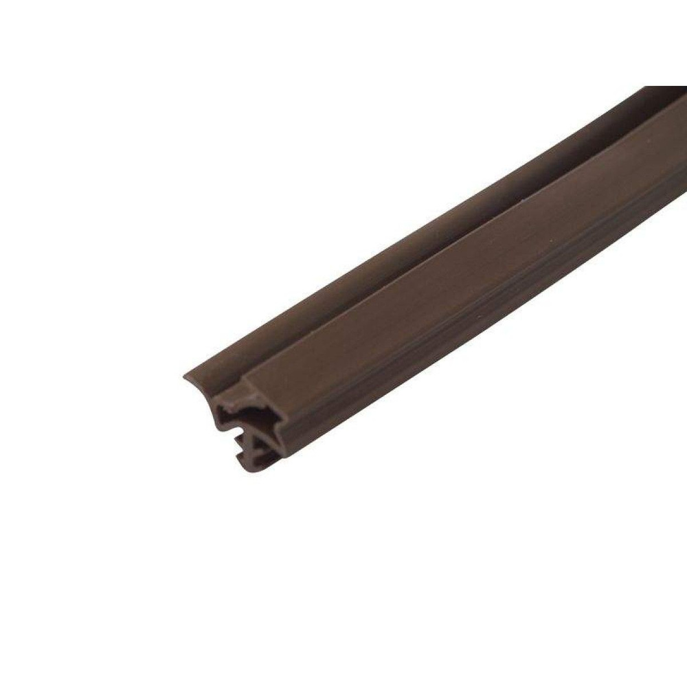 Уплотнитель контурный для межкомнатных дверей DEVENTER, ТЭП, темно-коричневый RAL 8014  #1