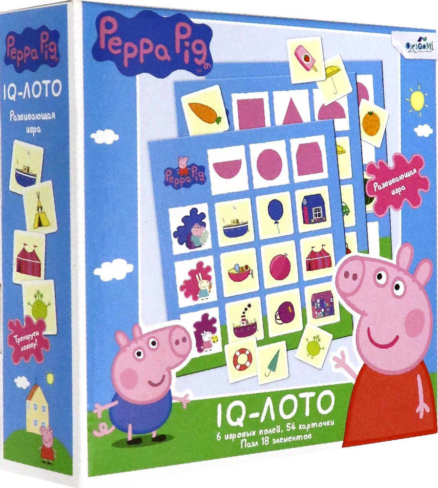 Свинка Пеппа. Настольная игра. IQ-лото (06473) #1