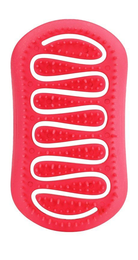 Арома-расческа для сухих и влажных волос с ароматом клубники Mini Aroma Brush Strawberry  #1