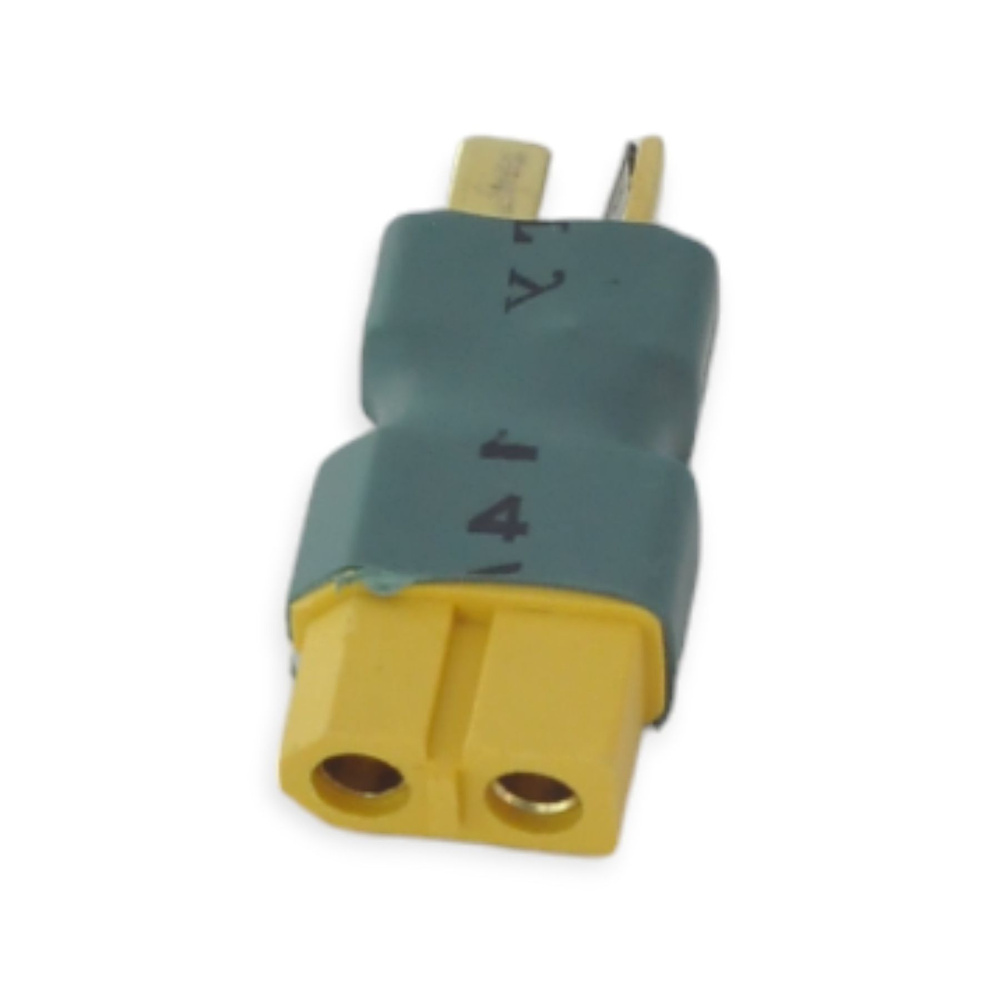 Разъем XT60(F) на T-Plug(M) для аккумулятора Lipo RC самолета #1