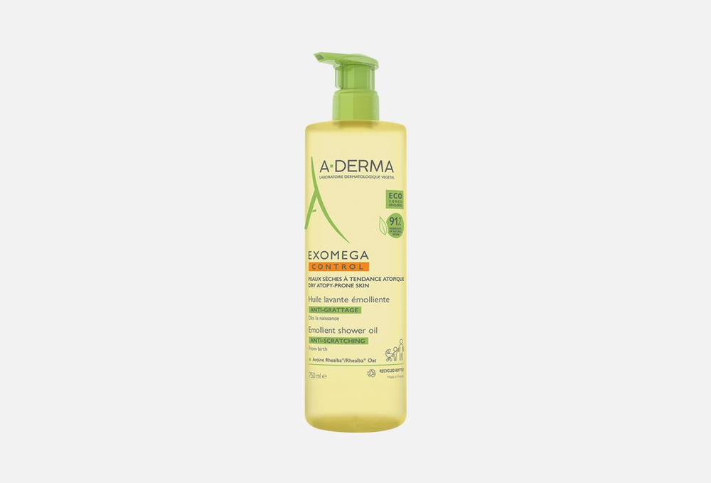Смягчающее масло для душа A-Derma, EXOMEGA CONTROL 750 мл #1