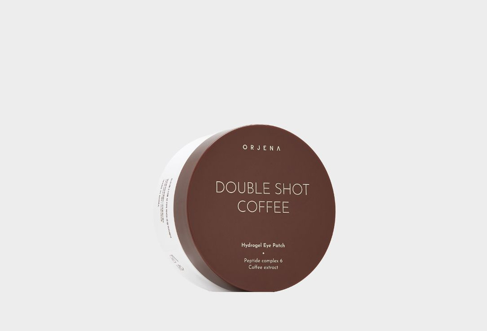 Гидрогелевые патчи с кофеином ORJENA, Double Shot Coffee Hydrogel Eye Patches 60 мл  #1