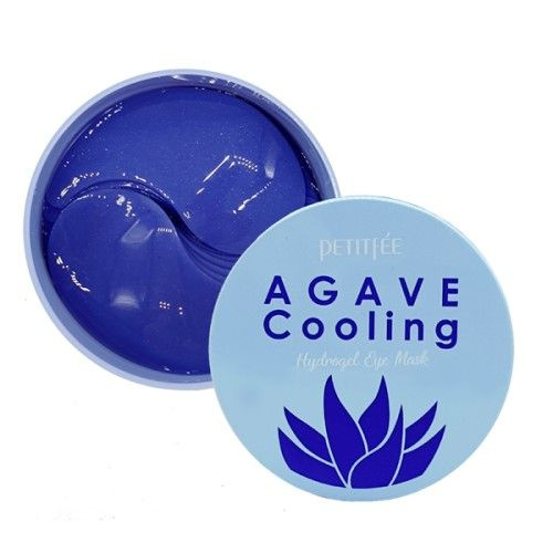 PETITFEE, Охлаждающие гидрогелевые патчи с экстрактом агавы - Agave cooling hydrogel eye patch  #1