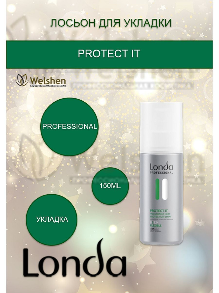 Теплозащитный лосьон для придания объема PROTECT IT нормальной фиксации Londa Professional, 150 мл  #1