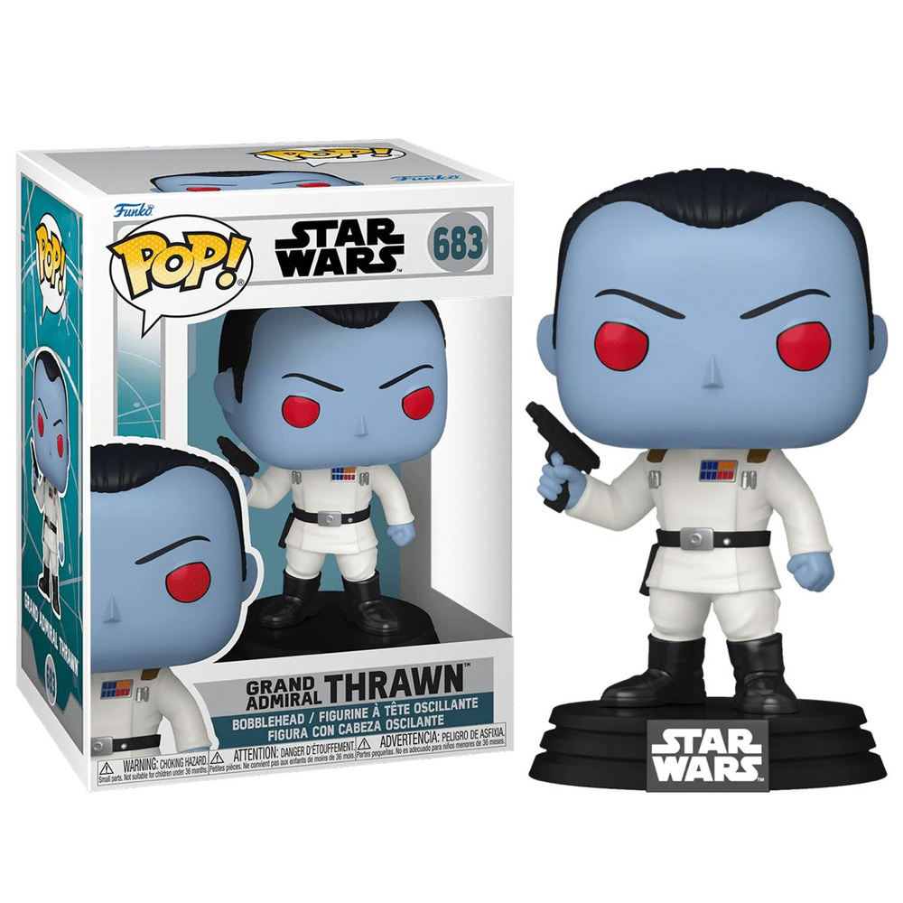 Фигурка Funko Pop! Star Wars: Grand Admiral Thrawn (Фанко Поп Гранд адмирал Траун из сериала Звездные #1