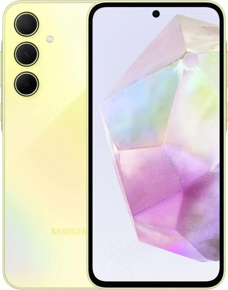 Samsung Смартфон Galaxy A35 5G Global 8/256 ГБ, желтый #1