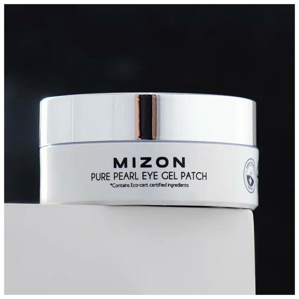 Mizon Патчи под глаза гидрогелевые с экстрактом белого жемчуга - Pure pearl eye gel patch, 60г  #1